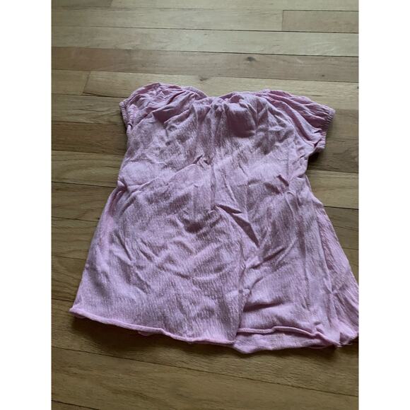 Periscope Stretch Vintage Top Pink with Butterfly - Picture 7 of 7